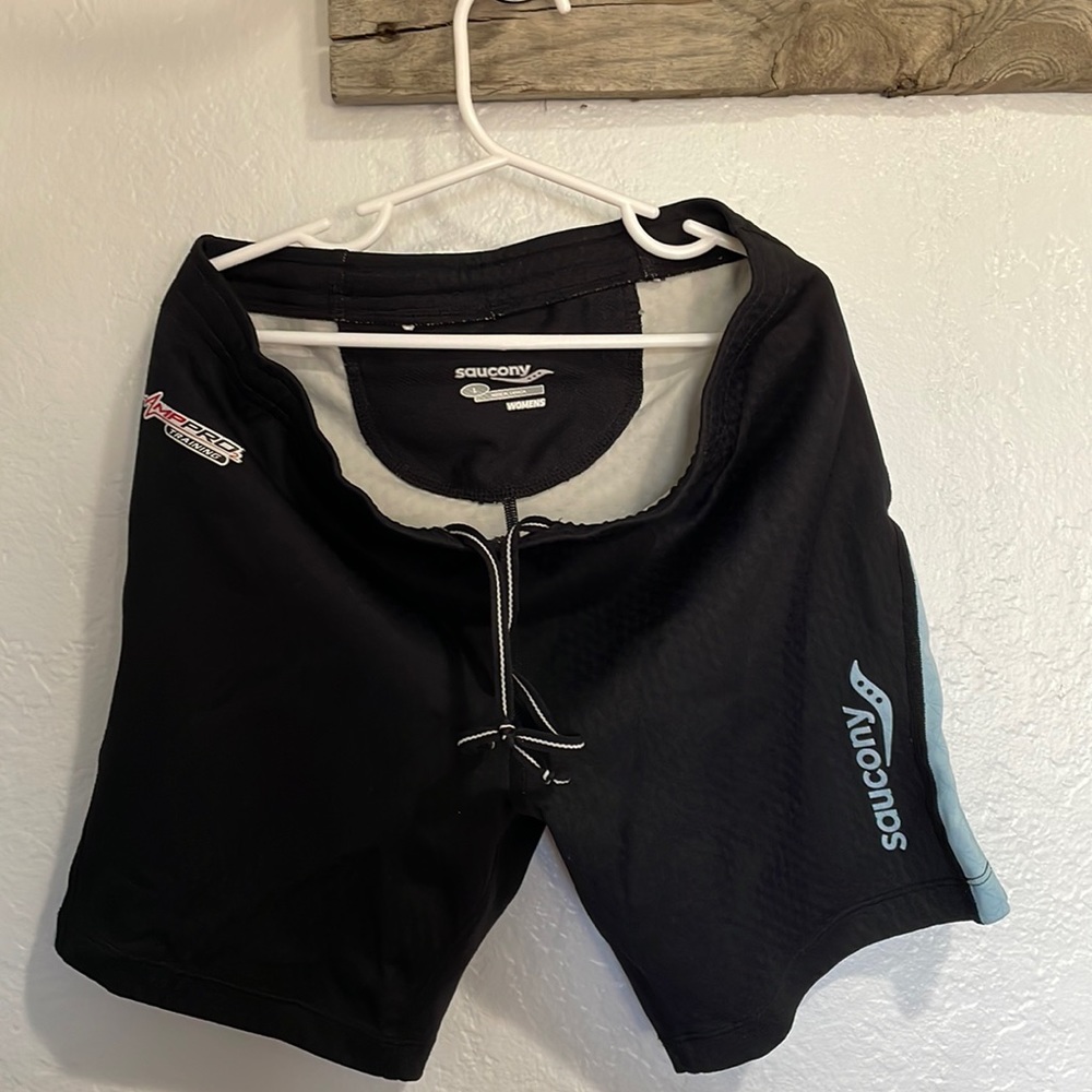 Saucony Black Athletic Shorts